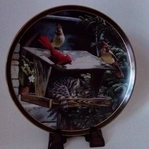 "Cat Nap" Plate by Artist Persis Weirs